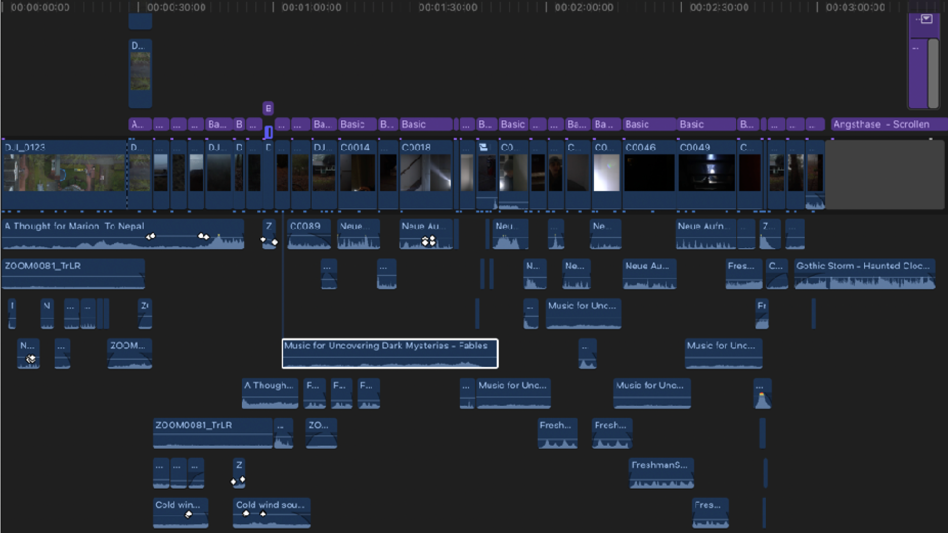 Blick in die Postproduktion des Kurzfilms Angsthase
